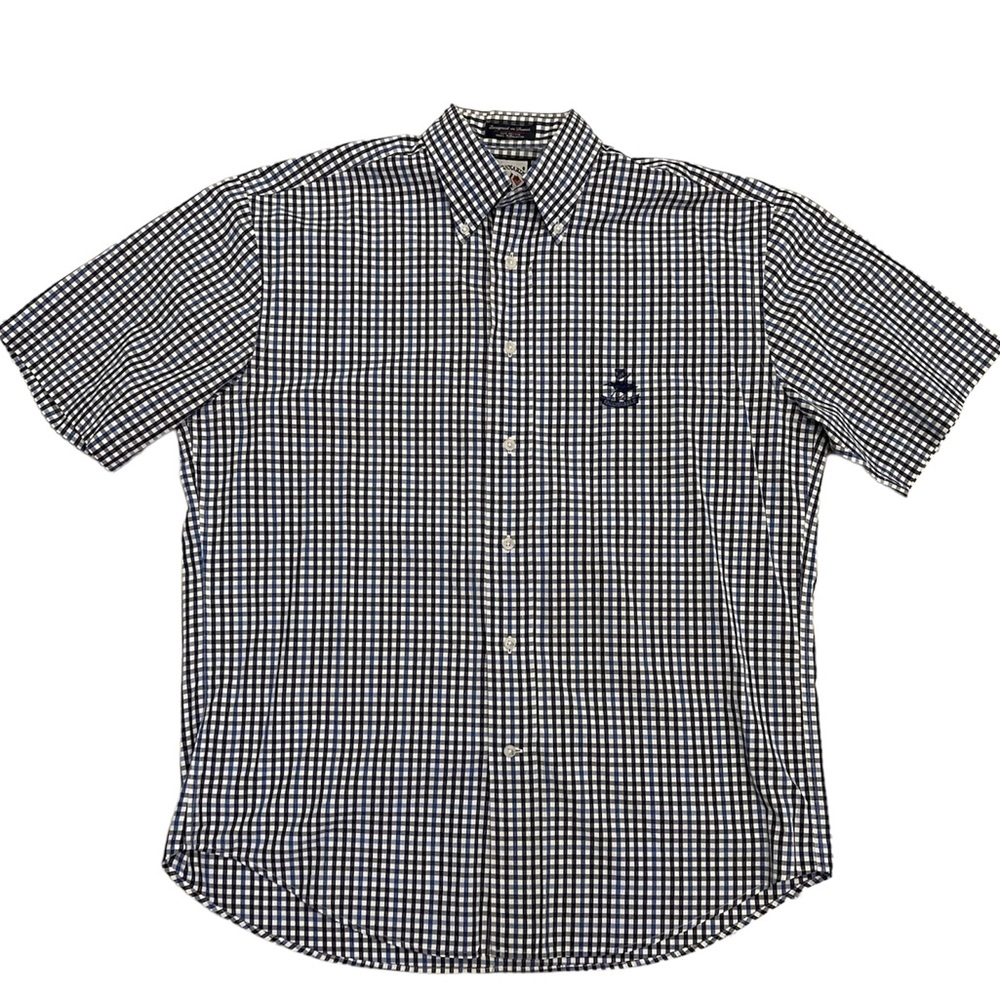 COPY - Faconnable by Albert Goldberg Vintage Button Down Short Sleeve size M